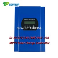 96V 20A MPPT solar charge controller,  48V 96V auto work, solar charger LiFePO4 Gel Vented ,Sealed,Gel,NiCd LCD RS232