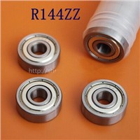 200pcs  R144ZZ  shielded bearings inch 1/8 x 1/4 x 7/64 miniature ball bearing 3.175 x 6.35 x 2.78 mm