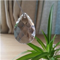 12 pieces 38MM K9 Optical Clear Crystal Prism Ornament Suncatcher Glass Beads For Chandeliers Crystal Lamp Prism Part