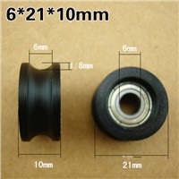 U-shaped groove pulley nylon bag groove of the rubber note moving plastic doors and Windows