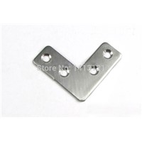 300 pieces L stainless steel corner furniture fitting hardware part Connector mounting bracket Shelf support household fastener