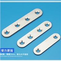 2pcs 37mm/47mm/57mm/76mm stainless steel 180 degree angle bracket satin finish frame board support