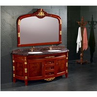 solid wood bathroom cabinet/bathroom vanity cabinet