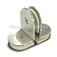 Shower room hardware accessories stainless steel square 90 fitted clip t 180 punch fitted glass clip