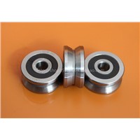 Outer ring V type groove double row roller guide bearing LV20/8-2RS dimension 8*30*14mm