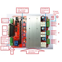 Factory direct sales /  CNC 3 Axis TB6560 3.5A Stepper Motor Driver Controller Board Mach3