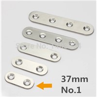 10pcs 37*16mm stainless steel 180 degree angle bracket satin finish frame board support
