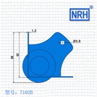 NRH 7102B steel ball corner amplifier corner high quality Angle bead performance equipment case cornerite chrome finish
