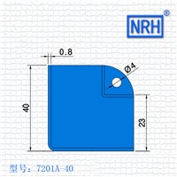 NRH 7201A-40 steel corner Protector high quality amplifier corner Angle bead performance equipment case cornerite chrome finish