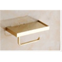 fashion Toilet Paper Holder,Roll Holder,Tissue Holder,Solid Brass gold Finished-Bathroom Accessories Products