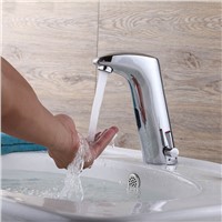 Automatic Sensor Kitchen/Sink/Basin Mixer Tap Faucet Chromed Polished Finish(cold&amp;amp;amp;hot water) 8901