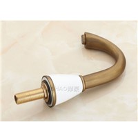 Wholesale And Retail Antique Brass Widespread Bathroom Basin Faucet 3PCS 8&amp;amp;quot; Sink Mixer Tap 2 Handles