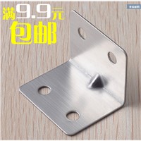 Stainless steel Angle code right Angle iron furniture hardware fittings fixed Angle iron fittings fasteners, tables and chairs