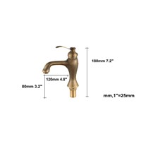 Bathroom Basin Mixer Taps Antique Brass Finished Hot and Cold Deck Mounted with ceramic torneiras para banheiro crane AF1050