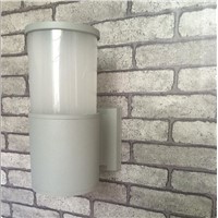 Waterproof Outdoor Aluminum wall Lampshade Garden Terrace Balcony Aaisle Stairs Light Holder with White 10W LED Lamp