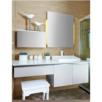 Beautiful Design Modern Lacquered White Bathroom Vanity OP14-008A