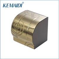 Wall Mounted Stainless Steel Tissue Box Brand Luxury Golden Polish Lavatory /Toilet Paper Holder Bathroom Basin CZJ5106