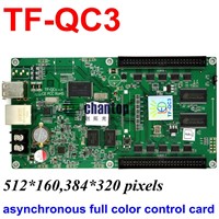 TF-QC3 USB + network port full color asynchronous led control card 512x160 ,384x320 pixels support  video RGB module controller