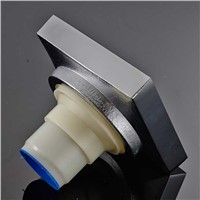 4 inch Invisible DIY floor drainer brass material anti-odor drains bathroom parts accessories