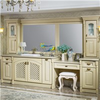 New Design Luxury Bathroom Vanity Stainless Steel Bathroom Cabinet OP14-020