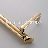 Europe Solid Brass  Luxury Gold  Rotate Hot&amp;amp;amp;Cold Basin Mixer Taps OR-9