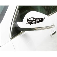 Guardian Angel Wings Lovely Reflective Car Stickers Fashion Car Rearview Mirror For Strip Subsection CT-530