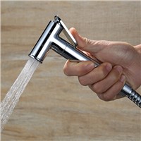 Bathroom Toliet Bidet Shattaf Sprayer Shower kit, Brass bidet head wtth 3 ways Shower Diverter T-adapter Valve 02-012T