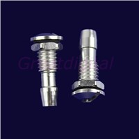 2 Pcs Aluminum Water Outlets Thread With O-ring Screws For RC Boat M6 New