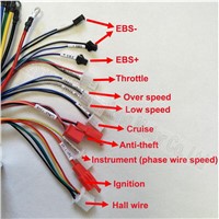 Electric bicycle conversion unit 72V 2000W 18 mosfet hub motor brushless sinusoidal wave controller G-K126
