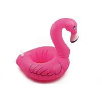 3PCS/Lot Pink Flamingo Inflatable Drink Can Holder Pool Beach Bath Toy Party Favour