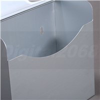Space Aluminum Postbox Type Toilet Paper Holder Case With Cover Roll Dispenser Bathroom Waterproof Tissue Box Roll 12*15*5CM