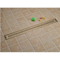 Ti-pvd Rectangle 90 x10cm Bathroom Shower Floor Drain