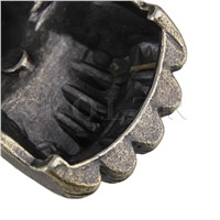BQLZR 10 pcs Antique Bronze Decorative Boxes Leg Corner Protector Elephant Foot Type