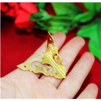 30PCS 30*30MM Gold Corner Bracket Book  Decoration Piece