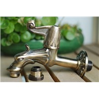 European / European / Garden / Garden / animal / bronze / Antique lovely tap quick open Dragon