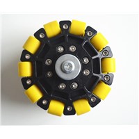 125mm Omni-Directional Wheels 125mm w/ Coupling 6mm Bore for Mobile Industrial Equipments and Robot Wheel