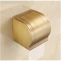 High Quality Antique paper holder brass bathroom tissue box waterproof toilet paper box toilet paper holder toilet paper rack