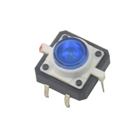 5pcs LED Tactile Button Push Switch Momentary Tact With LED Round Cap 5 color
