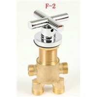 Shower room mixing valve, Brass bathtub set of taps for hot and cold water, switch shower valve, 3pcs shower faucet mixer