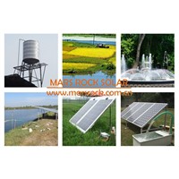 22000W DC AC both workable deep well solar water pump with permanent magnet synchronous motor flow 60T/H head 90m for irrigation