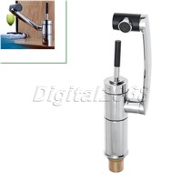 Brass Chrome Kitchen Basin Faucet Bathroom Sink Faucet Sink Basin Mixer Tap Finish with Long 360 Swivel Spout Rotate Faucet