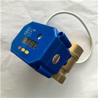 CWX-15N 1/2&amp;amp;quot; bsp 2 way brass MINI motorized electric ball valve for air compressor time controlled drain equipment, DC9-24V