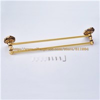 New Arrive 24 Inch Bathroom Towel Bar Rack Rail Double Holders bathroom towel double bars Bathroom Accessories  3EG2322