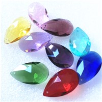 150PCS/LOT 38mm AB Glass Crystal Prism Pendant Crystal Suncatcher Hanging Trimming Drops For Strand Garland