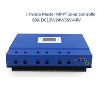 Master 12V 24V 36V 48V auto work 80A MPPT solar charge controller with RS232 Lan, DC load Ctrl, 80A mppt solar home controller