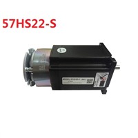 Leadshine 2-phase stepper motor nema 23 instal with a 24V brake 57HS22-S output 2.2NM Torque shaft size 8MM L=21mm CNC motor