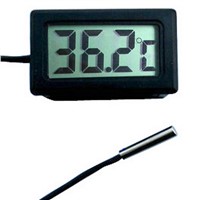 1 pc New   Digital LCD Car Fridge Incubator Fish Tank Meter Gauge Thermometer T0112 P50