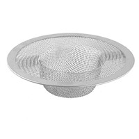 High Quality 2015 Highly Commend New Silver Kitchen Basket Drain Garbage Stopper Metal Mesh Sink Strainer