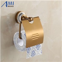 410AAP Series Antique Brush Toilet Paper Holders Aluminum &amp;amp;amp; Porcelain Base Bathroom Accessories Paper Shelf Toilet Vanity