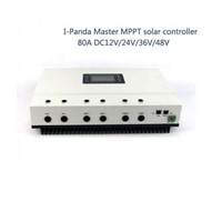 12V/24V/36V/48V 80A Master MPPT solar charge controller with RS232 Lan, DC load Ctrl, 80A solar home controller